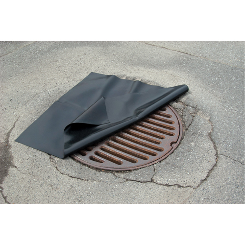 Couvercles de drains en n&eacute;oprene, Carr&eacute;e, 36" lo x 36" la Duraquip Inc
