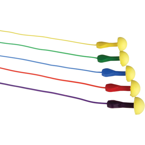 Bouchons d'oreilles rapides de style capsule E-A-R, Avec cordon, Vrac - Sachet coussin, 25 dB NRR, Taille unique Duraquip Inc