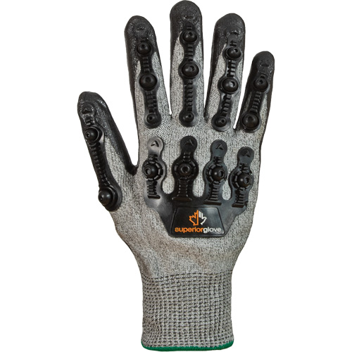 Gants antichocs TenActiv STXFNVB, Moyen, Paume en Synth&eacute;tique, Poignet Poignet en tricot Duraquip Inc