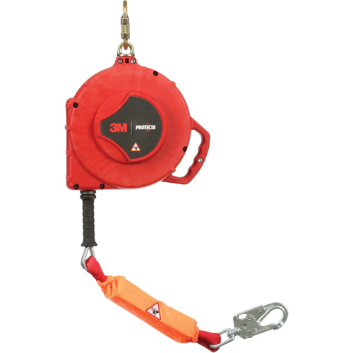 Rebel Self Retracting Lifeline, 50', Galvanized Steel, Swivel Duraquip Inc