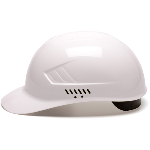 Ridgeline Bump Cap, Pinlock Suspension, White Duraquip Inc