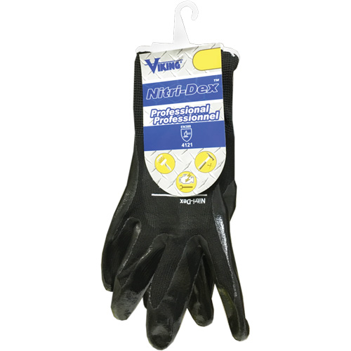 Gants de travail Nitri-Dex, Taille 7, Rev&ecirc;tement Nitrile, Enveloppe en Polyester, EN 388 niveau 1 Duraquip Inc