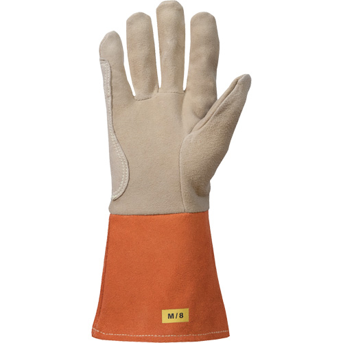 TIG Welding Gloves, Grain Deerskin, Size Medium Duraquip Inc