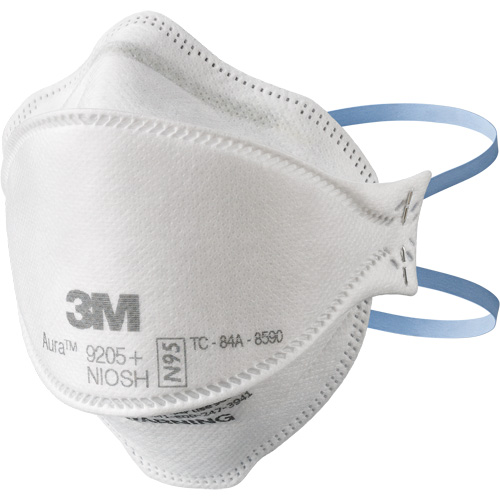 Respirateur contre les particules Aura, N95, Certifi&eacute; NIOSH, Profil bas/Taille unique Duraquip Inc