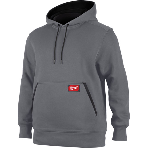 Chandail &agrave; capuchon d&eacute;paisseur moyenne, Hommes, Petit, Gris Duraquip Inc