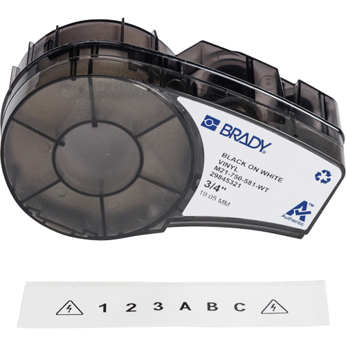 Repositionable Multi-Purpose Labels with Ribbon, Black Duraquip Inc
