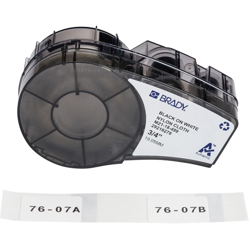 Aggressive Adhesive Multi-Purpose Labels with Ribbon, Black Duraquip Inc