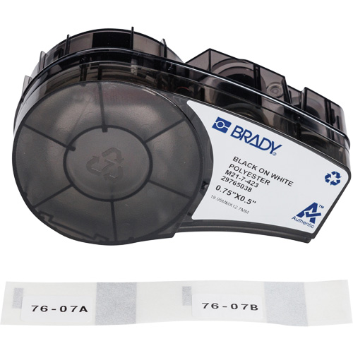 Harsh Environment Multi-Purpose Labels with Ribbon, Black Duraquip Inc