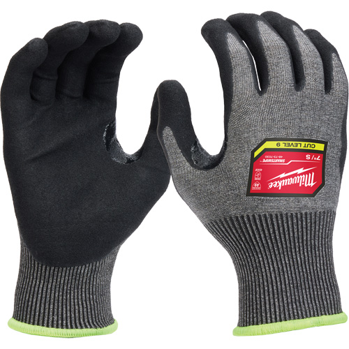 High-Dexterity Dipped Gloves, Size Small, 18 Gauge, Nitrile Coated, Nylon/Polyethylene/Tungsten Shell, ASTM ANSI Level A9/EN 388 Level F Duraquip Inc