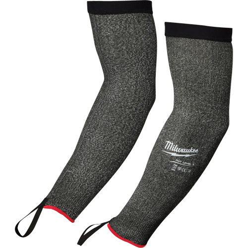 Protective Sleeves, Polyethylene, 16", ANSI/ISEA 105 Level 5/EN 388 Level E, Grey Duraquip Inc