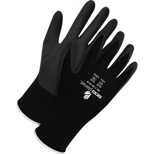 BDG Planet Coated Gloves, 2X-Small/5, Foam Nitrile Coating, 15 Gauge, Nylon/Spandex Shell Duraquip Inc