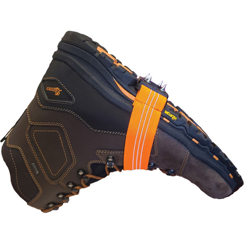 Midcleat&reg; Non-Sparking Ice Cleat, Carbon Steel, Stud Traction, One Size Duraquip Inc
