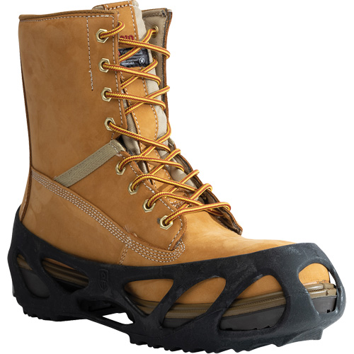 Brass Stride&reg; Non-Sparking Ice Cleats, Brass, Stud Traction, Small Duraquip Inc