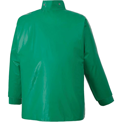 J43 380 CA-43&reg; FR Chemical- & Acid-Resistant Jacket, Small, Green Duraquip Inc