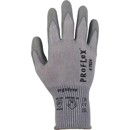 Gants r&eacute;sistant &agrave; la coupe Proflex 7024, Taille Petit, Calibre 13, Rev&ecirc;tement Polyur&eacute;thane, Enveloppe en Polyester/PEHP/Spandex, ASTM ANSI niveau A2/EN 388 niveau B Duraquip Inc