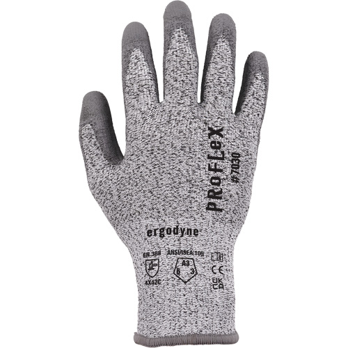 Gants r&eacute;sistant &agrave; la coupe Proflex 7030, Taille Petit, Calibre 13, Rev&ecirc;tement Polyur&eacute;thane, Enveloppe en Nylon/PEHP/Spandex, ASTM ANSI niveau A3/EN 388 niveau C Duraquip Inc