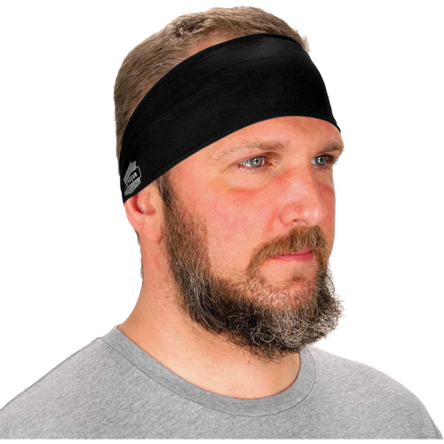 Chill-Its 6634 Cooling Headband, Black Duraquip Inc