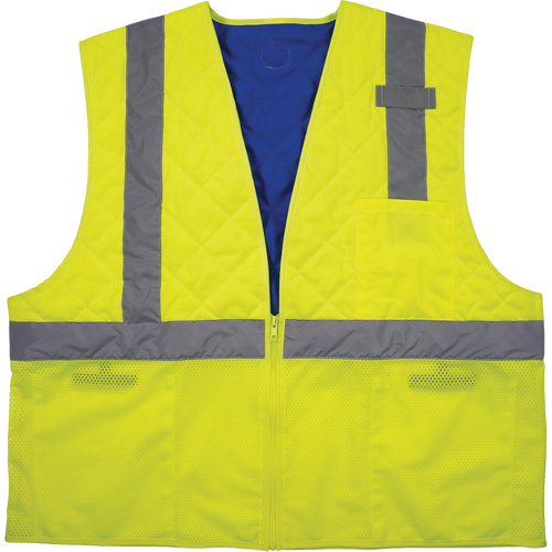 Veste de s&eacute;curit&eacute; refroidissante Chill-Its 6668, Petit, Jaune lime haute visibilit&eacute; Duraquip Inc