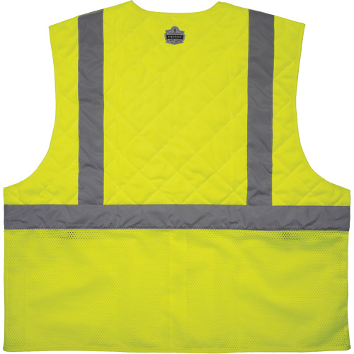 Veste de s&eacute;curit&eacute; refroidissante Chill-Its 6668, Petit, Jaune lime haute visibilit&eacute; Duraquip Inc