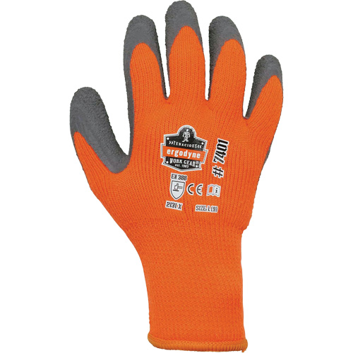 Gants de travail l&eacute;gers et enduits pour l'hiver ProFlex 7401, Moyen, R&ecirc;vetement Latex, Calibre 10 Duraquip Inc