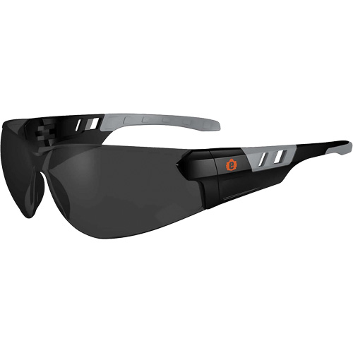 Skullerz SAGA Frameless Safety Glasses, Smoke Lens, Anti-Fog/Anti-Scratch, ANSI Z87+/Meets/Exceeds CSA Z94.3 Duraquip Inc