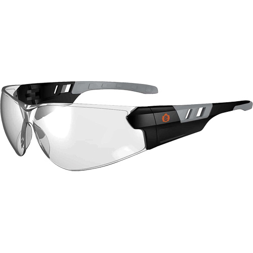 Lunettes de s&eacute;curit&eacute; sans monture Skullerz SAGA, Lentille Int&eacute;rieur/ext&eacute;rieur, Anti-&eacute;gratignures, ANSI Z87+/R&eacute;pond ou surpasse la norme CSA Z94.3 Duraquip Inc
