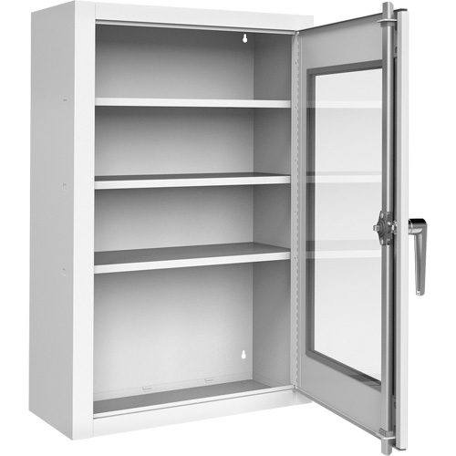 Lockable Medicine Cabinet with Plexiglas Door Duraquip Inc