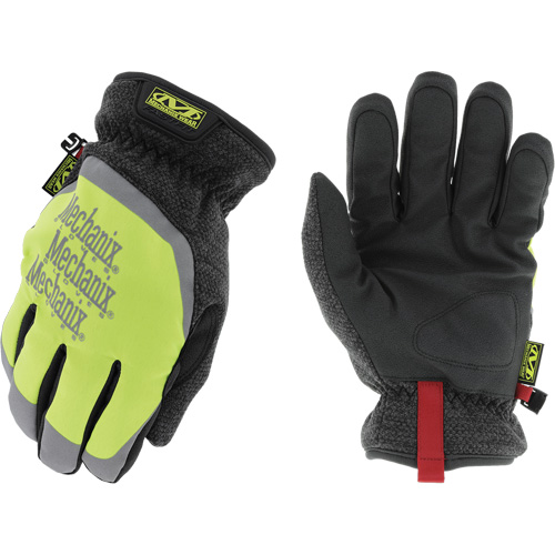 Coldwork Hi-Viz Fastfit&reg; Winter Work Gloves, Size 8, ASTM ANSI Level A5 Duraquip Inc