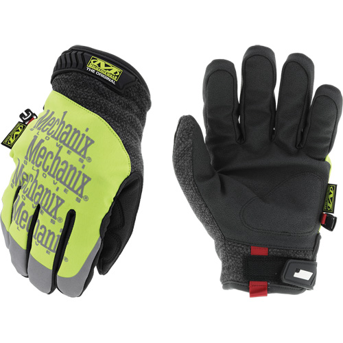 Coldwork Hi-Viz Winter Work Gloves, Size 8, ASTM ANSI Level A5 Duraquip Inc