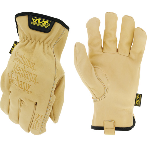Driver's Work Gloves, 8, Grain Cowhide Palm Duraquip Inc