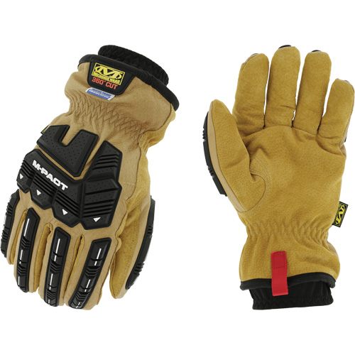 Gants imperm&eacute;ables ColdworkM-Pact, 8, Paume en Cuir fleur, Poignet &eacute;lastique Duraquip Inc