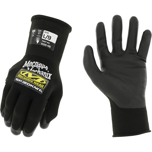 Speedknit Work Gloves, 7, Polyurethane Coating, 15 Gauge, Nylon Shell Duraquip Inc