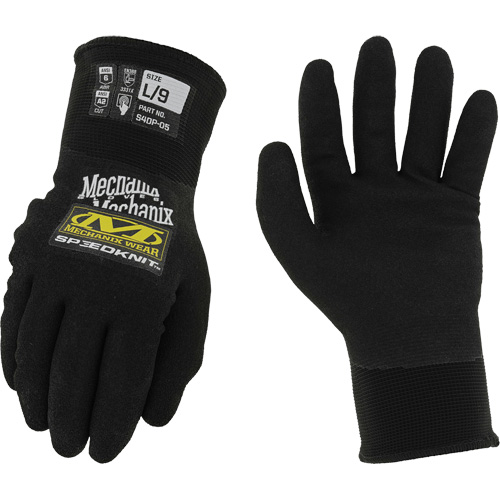 Gants thermiques Speedknit Thermal, Taille 8, Calibre 15, Rev&ecirc;tement Nitrile, Enveloppe en Nylon, ASTM ANSI niveau A2 Duraquip Inc