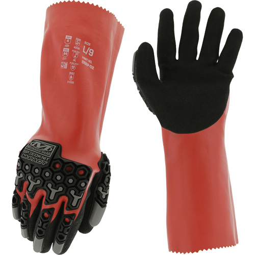 Gants r&eacute;sistants aux produits chimiques Speedknit M-Pact, Taille 7, PEHP Duraquip Inc