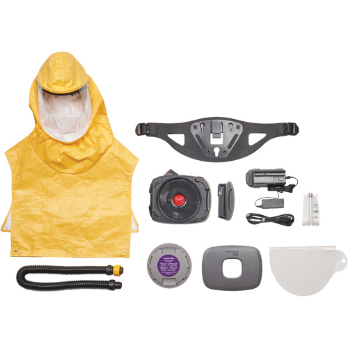 PA700 DECON PAPR Starter Kit with PA111, Lithium-Ion Battery Duraquip Inc