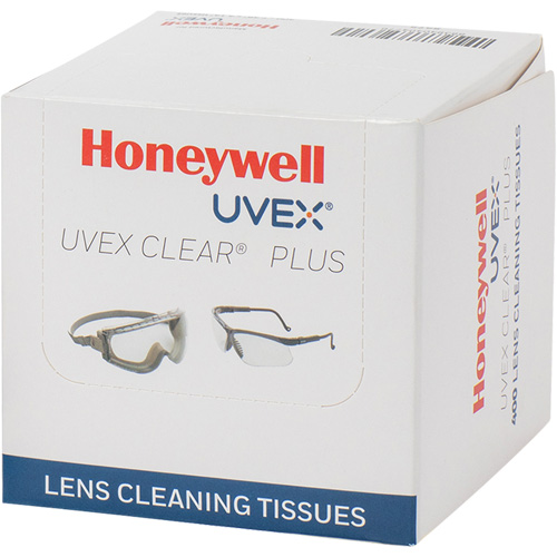 Serviette pour lentilles Uvex Clear Plus, 4,125" x 3,96" Duraquip Inc
