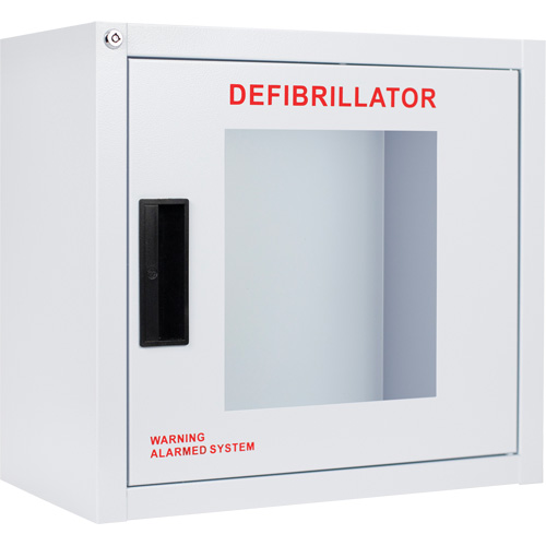 Standard Large AED Cabinet with Alarm, Zoll AED Plus&reg;/Zoll AED 3/Cardio-Science/Physio-Control For, Non-Medical Duraquip Inc