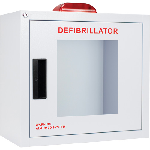Standard Large AED Cabinet with Alarm & Strobe, Zoll AED Plus&reg;/Zoll AED 3/Cardio-Science/Physio-Control For, Non-Medical Duraquip Inc