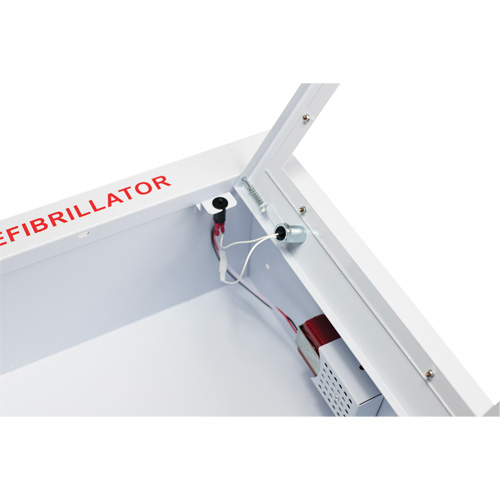 Grande armoire semi-encastr&eacute;e avec alarme, Zoll AED Plus/Zoll AED 3/Cardio-Science/Physio-Control Pour, Non m&eacute;dical Duraquip Inc
