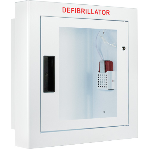 Grande armoire semi-encastr&eacute;e avec alarme, Zoll AED Plus/Zoll AED 3/Cardio-Science/Physio-Control Pour, Non m&eacute;dical Duraquip Inc