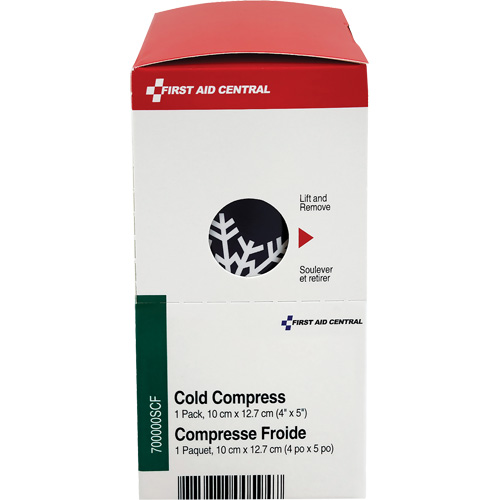 Recharge de compresses instantan&eacute;es SmartCompliance, Froid, Utilisation unique, 4" x 5" Duraquip Inc