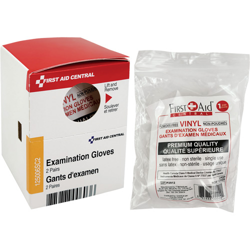SmartCompliance&reg; Refill Examination Gloves, Vinyl, Powder-Free, Clear, Class 2 Duraquip Inc