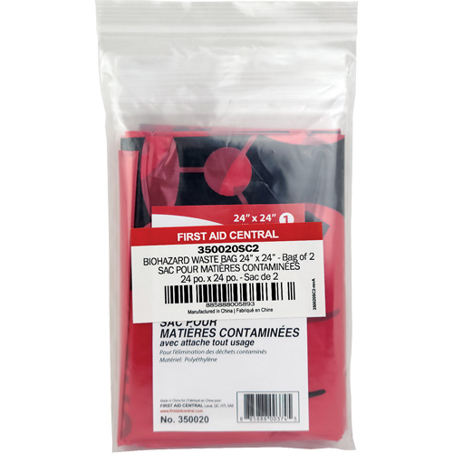 SmartCompliance&reg; Refill Waste Bags, Bio-Hazard, 24" L x 24" W Duraquip Inc