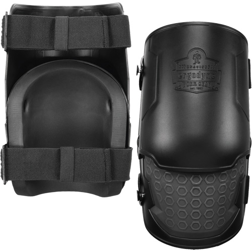 ProFlex 360 Hard Shell Hinged Knee Pads, Buckle Style, Rubber Caps, Foam Pads Duraquip Inc