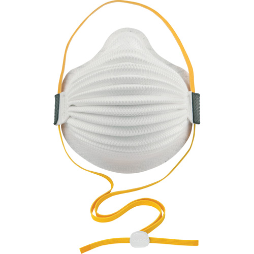 Respirateur AirWave jetable avec SmartStrap et garniture d'&eacute;tanch&eacute;it&eacute; int&eacute;grale en mousse, P95, Certifi&eacute; NIOSH, Moyen/grand Duraquip Inc