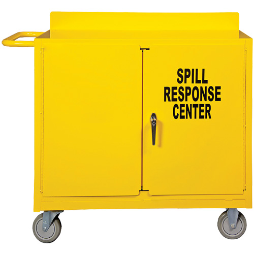 Chariot central de contr&ocirc;le des d&eacute;versements, 18" lo x 38,375" la x 36" h Duraquip Inc
