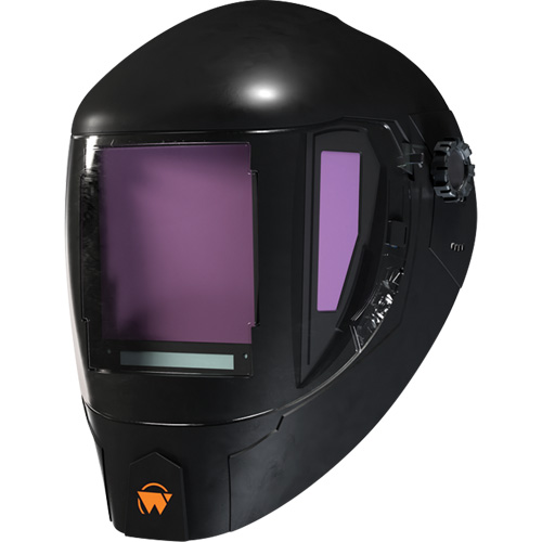 ArcOne&reg; Orbit Welding Helmet, 6" L x 4" W View Area, 3 - 13 Shade Range, Black Duraquip Inc