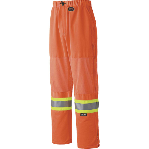 6001P Traffic Safety Pants, Polyester, X-Small, High Visibility Orange Duraquip Inc