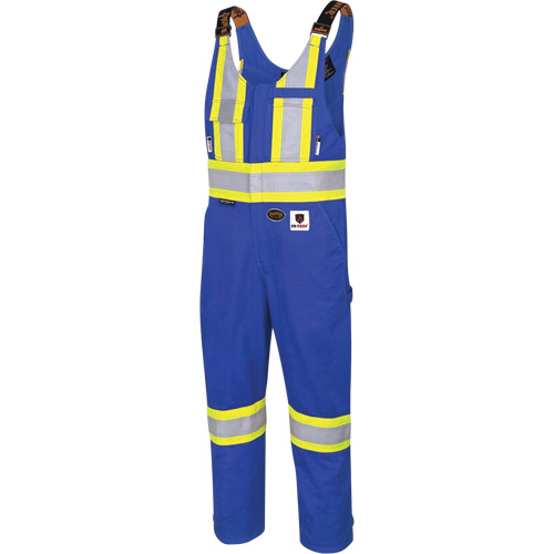 7714 FR-Tech&reg; Flame-Resistant Overalls, Small, Royal Blue Duraquip Inc