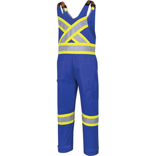 7714 FR-Tech&reg; Flame-Resistant Overalls, Small, Royal Blue Duraquip Inc